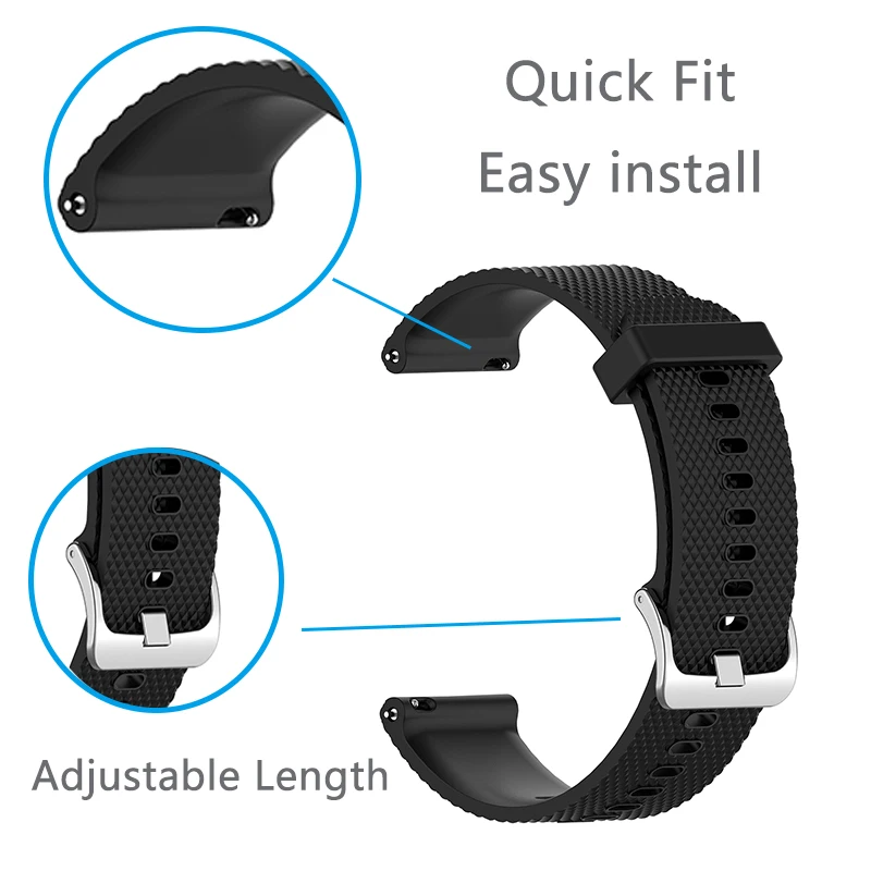 Texture strap for Garmin Vivoactive 4S venu 2s watch accessories