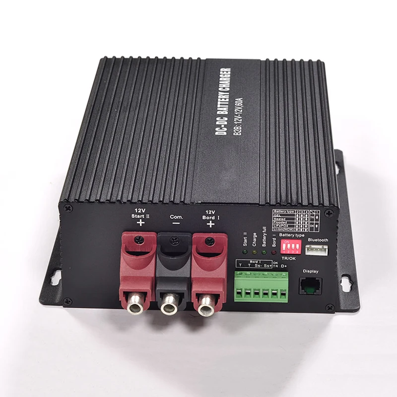 Booster 12V To 24V 25A Automatic smart vehicle battery charger Smart RV DC-DC Support bluetooth APP charger battery charger