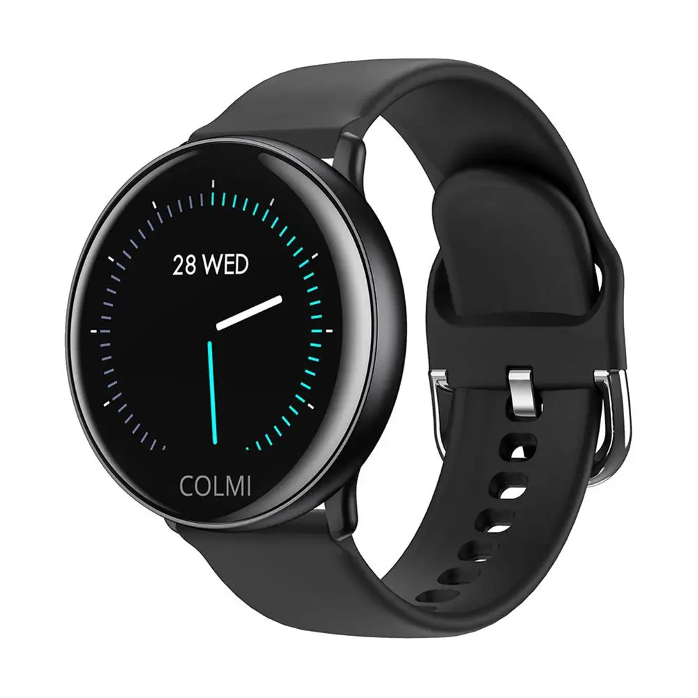 Black Bluetooth, Смарт часы, мужские, кровяное давление, круглые, умные часы, женские часы, водонепроницаемые, фитнес-трекер, WhatsApp для Android Ios - Цвет: Black