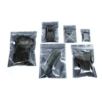 

8*12cm Anti-Static Shielding Bags ESD Anti Static Package Bag Zip Lock Ziplock Waterproof Self Seal Antistatic Storage Pack Bag
