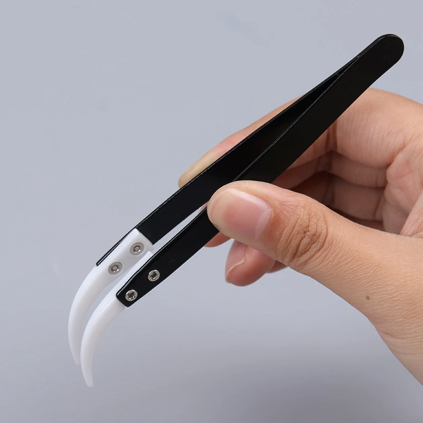 

1 шт., термостойкий антистатический керамический пинцет, электронный промышленный керамический прецизионный изолированный пинцет