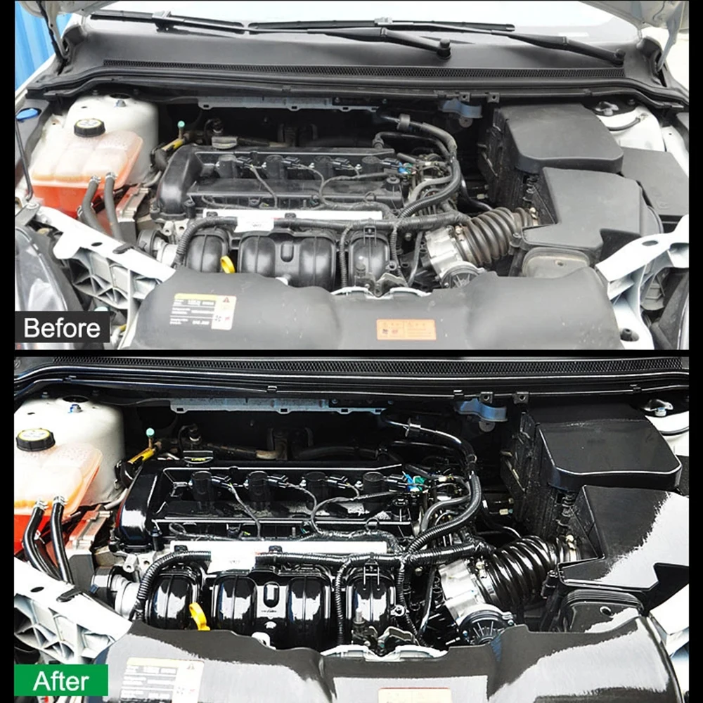New 260Ml/Bottle Car Engine Compartment Cleaner Stains Removes Heavy Oil Car Engine Polish Ceramic Coating Refresh Care Spray
