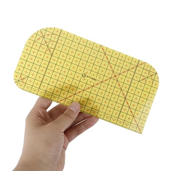 

Ironing Ruler Measuring Tool Hot Patchwork Tailor Craft Cloth Cutting Rulers Patchwork Ruler Quilting Rule DIY Sewing Tools 1PCS