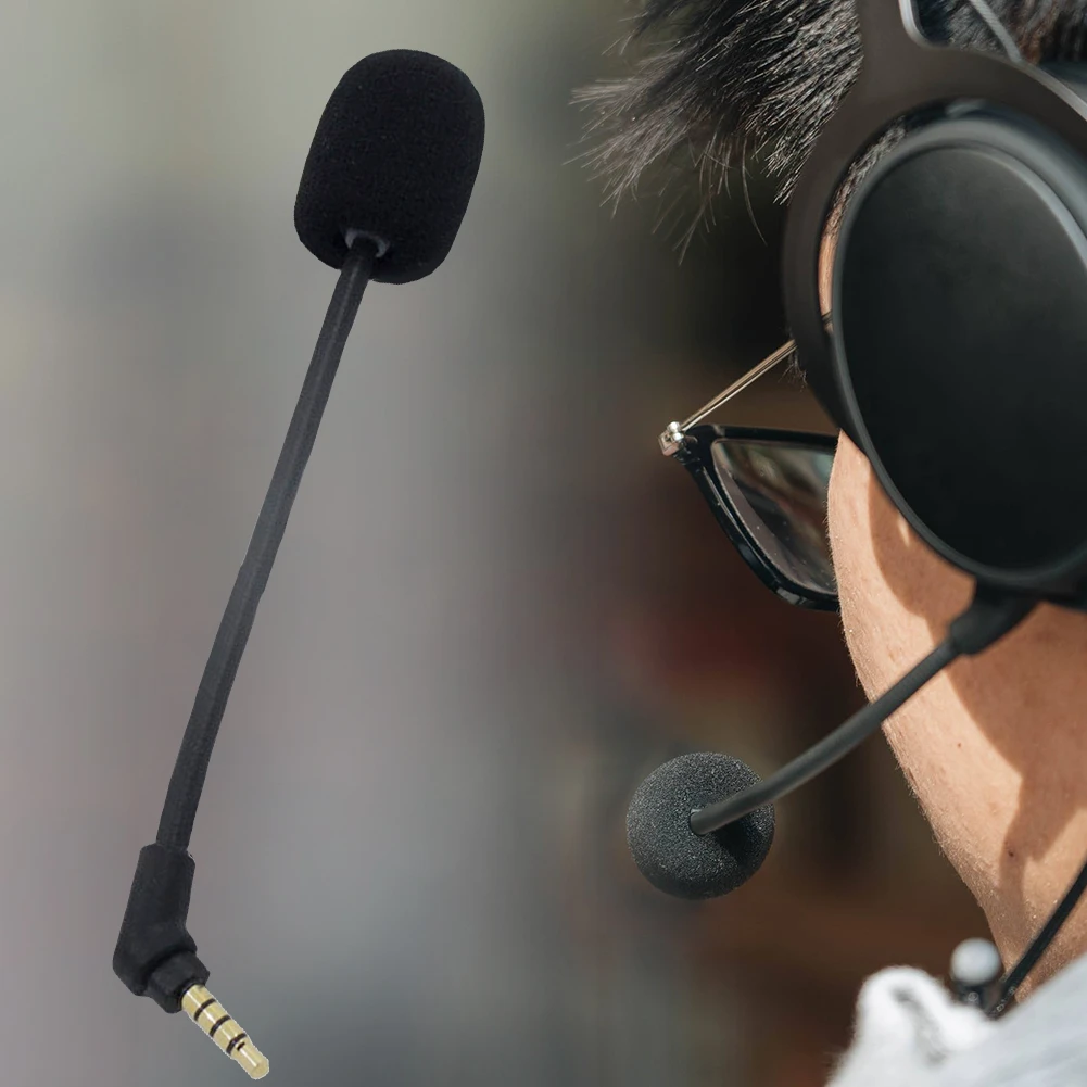3 5mm Jack Flexible Microphone Game Headphone Mic For Kingston Hyperx Cloud Flight Flight S Wireless Gaming Headset Microphones Aliexpress