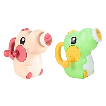 

Cute Dinosaur Kids Manual Watering Bath Toys Baby Shower Hank Cranked Sprinkler Kids Pool Swimming Bathtub Bath Toys