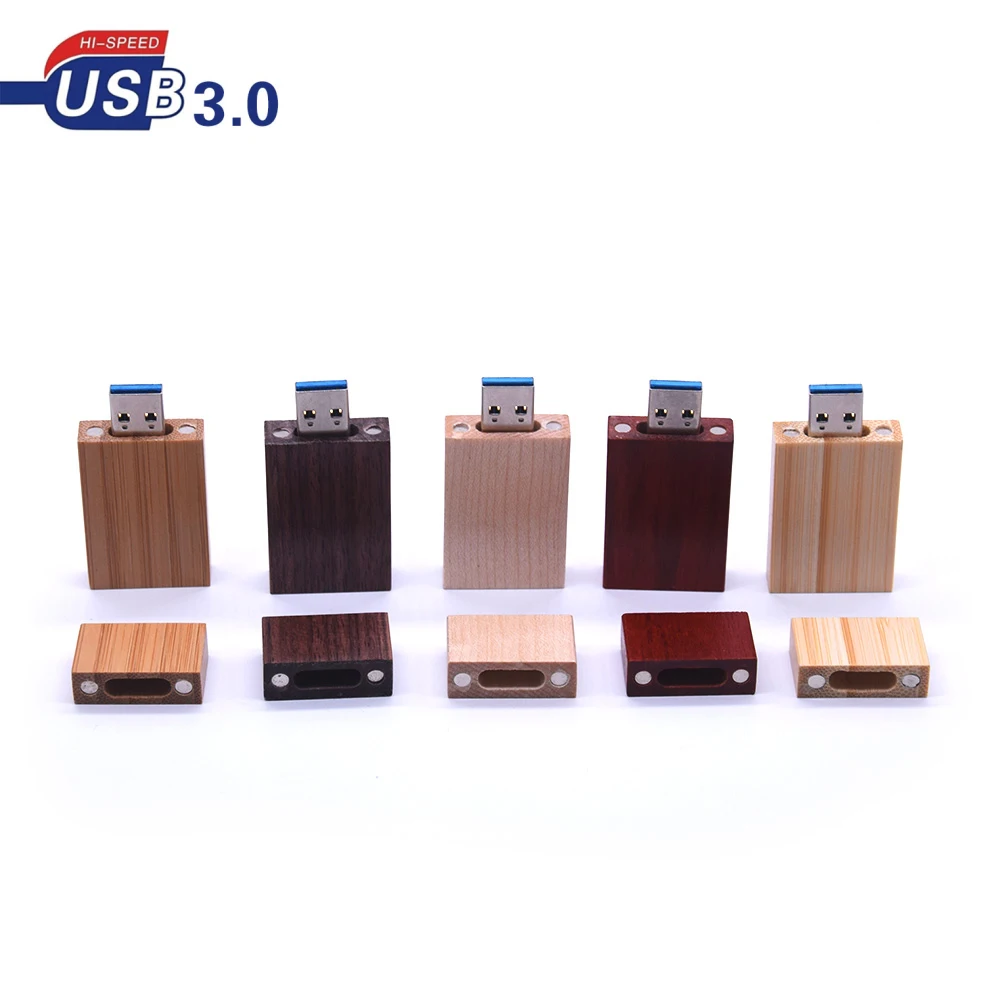 Деревянный блок USB флеш накопитель 3 0 Флешка 4 ГБ 8 16 32 64 Гб ручка карта памяти U диск