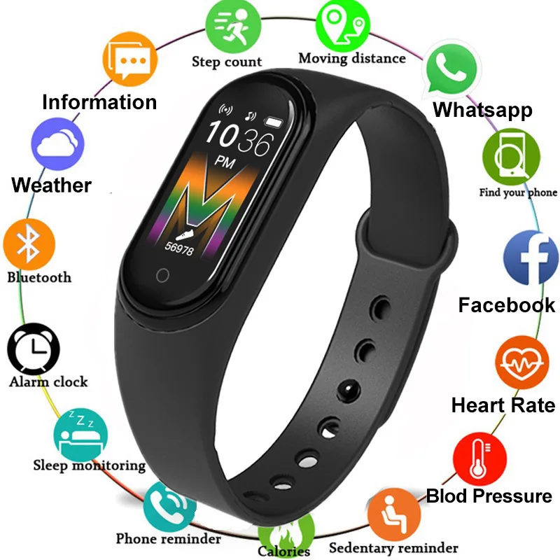 

M5 Smart Watch Bluetooth Call Music Player Message Push Camera control Fitness Tracker Sport Bracelet Smartwatch For IOS Android