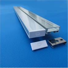 10-30 шт./лот 80nch 2 м 26 мм широкий светодиодный алюминиевый профиль, линейный светодиодный канал для освещения рамы, сшиваемый Подвесной Канат корпус