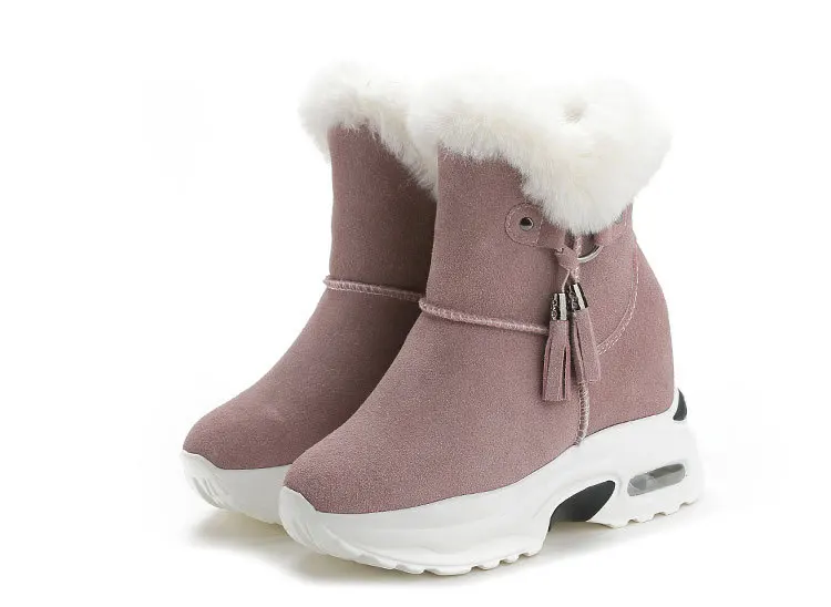 Г., новые зимние женские плюшевые теплые водонепроницаемые ботинки на платформе женские зимние ботинки повседневные Зимние Теплые ботильоны для женщин