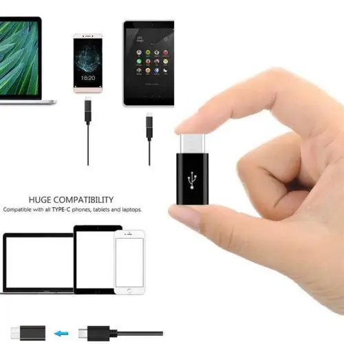 TWISTER. CK 10 шт. Micro USB к USB 3,1 type-C адаптер для передачи данных конвертер
