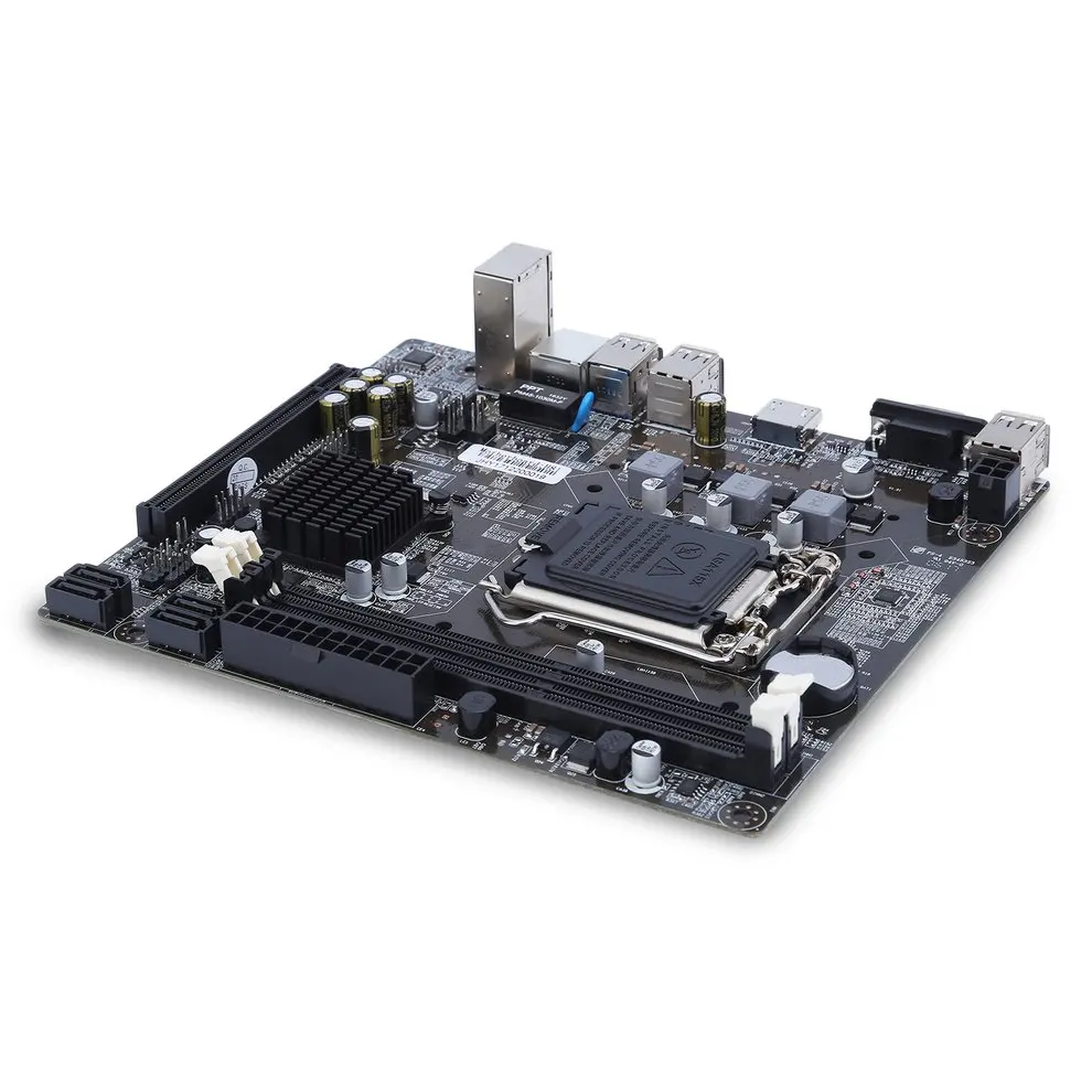 Для H81 с LGA 1150 2 DDR3 USB3.0 интерфейс SATA2.0 16 Гб компьютер Gigabit Ethernet материнская плата основной процессор плата для ПК