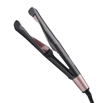 

New hair Straightener Helical Heating Panel 2 in 1 Curling Iron Ceramic Tourmaline Ionic Flat Iron Hair Curler Styling Tools