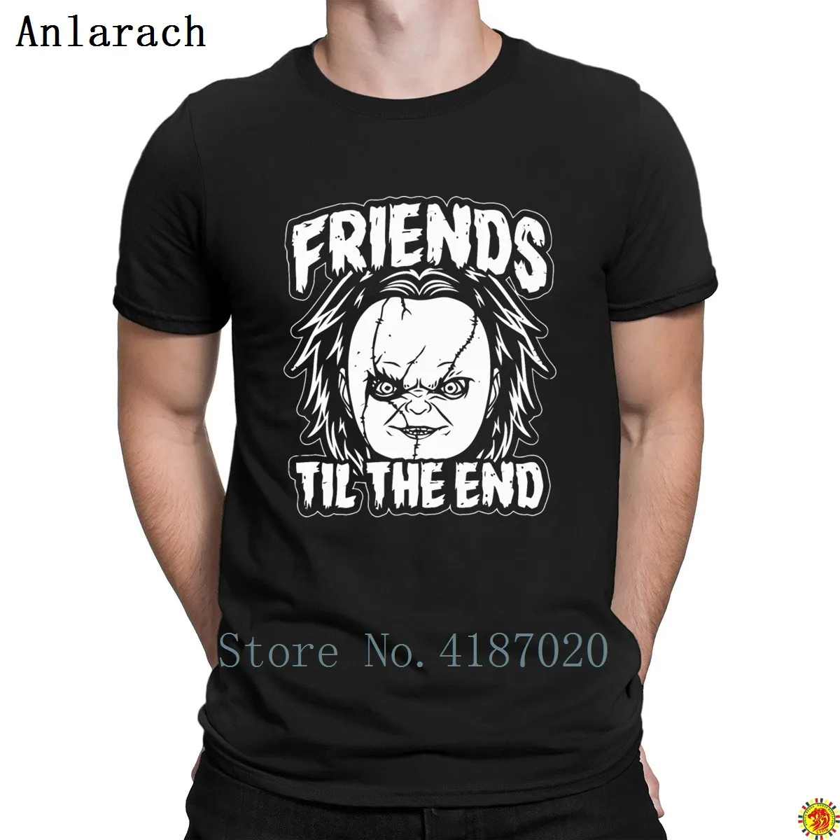Футболки Friends Til The End Chucky с коротким рукавом обычные персонализированные 2018