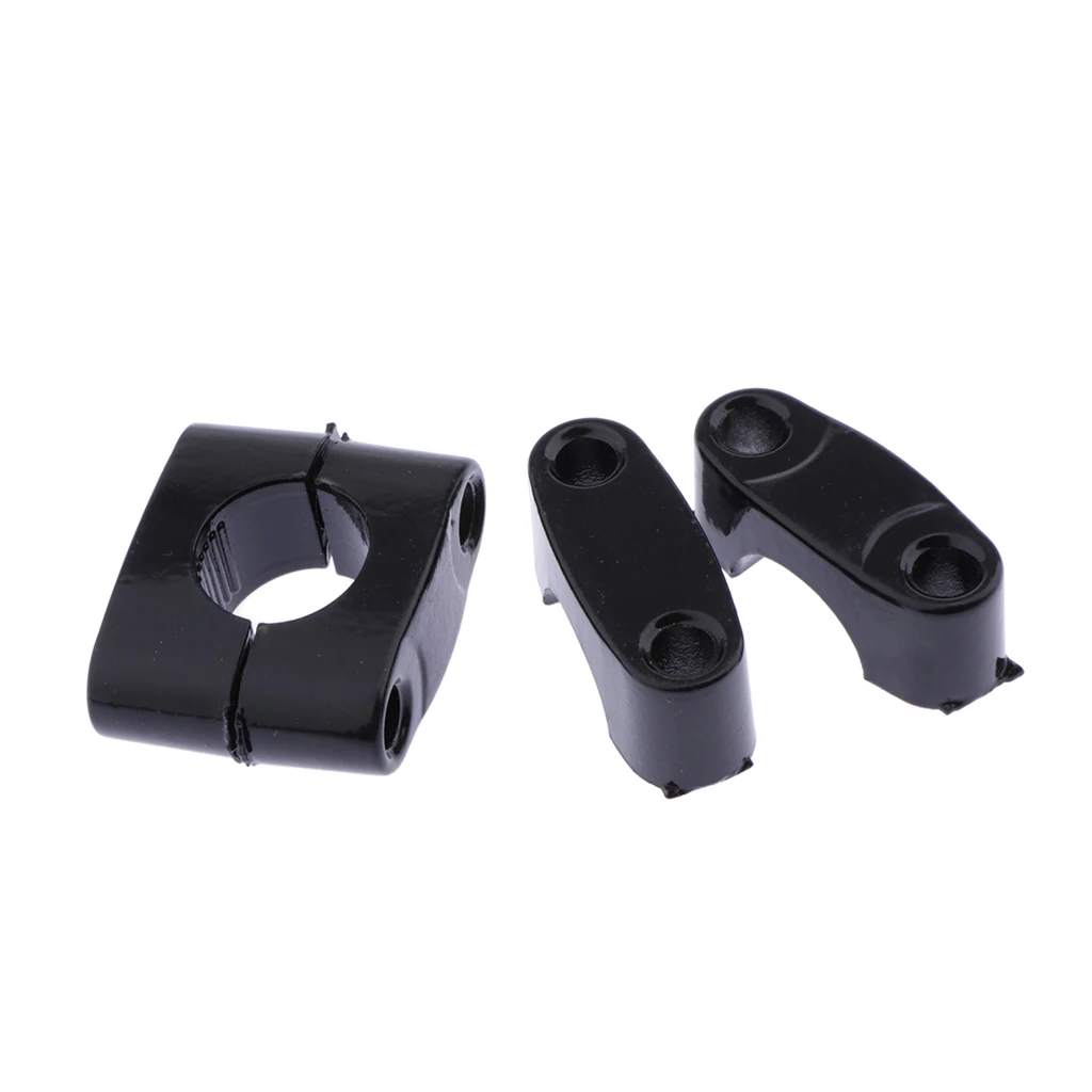MagiDeal 22mm Black CNC Alloy Handlebar Riser Mount Clamp Adapter Universal