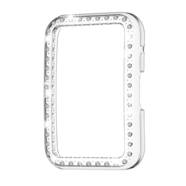 Case for Huawei Watch fit Cover Plated Accessories TPU Bumper All-Around Screen Protector and Bling Case for Huawei Watch fit Bling Clear