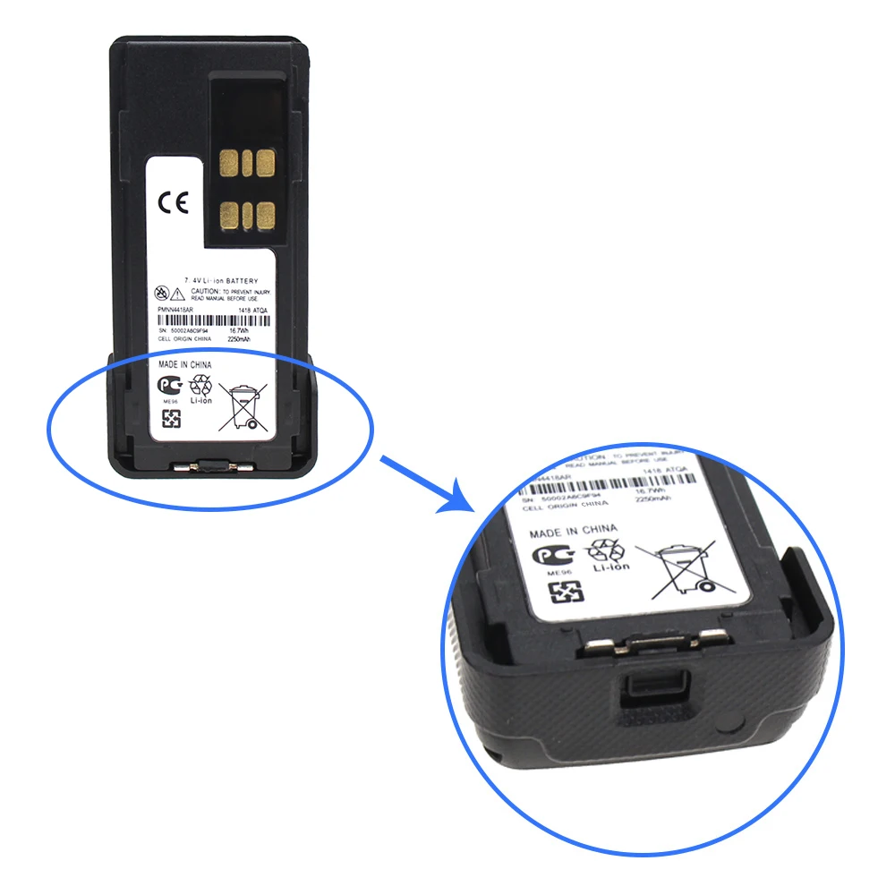 10X Bateria de Substituição Compatível com Motorola