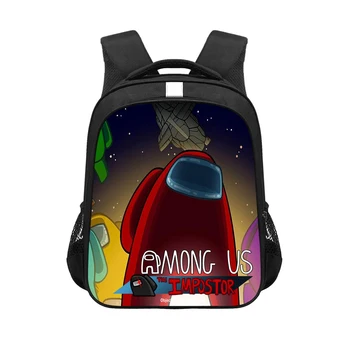 

Game Among Us Children Backpack Comfortable Kids Toddler School Bags Kindergarten Preschool Bag 3-8 Years Old Schoolbag for boys