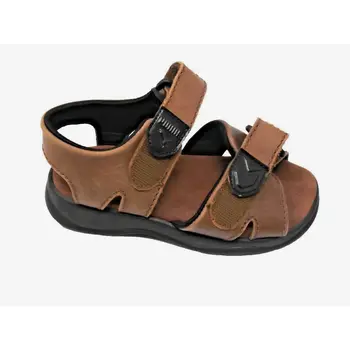 

Sandal Child Bio Puma Nubuck Leather Brown Easy Closure Rubber Sole Brown