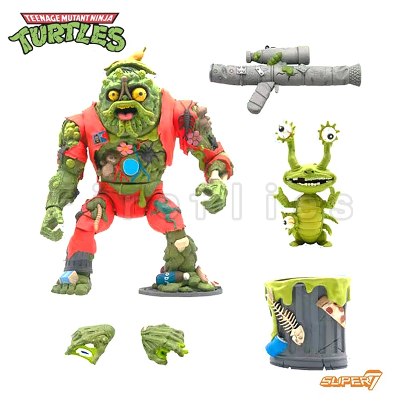 

7inches Super7 Turtles Action Figure Wave 4 Ultimates Muckman & Joe Eyeball Anime Movie Model For Gift Free Shipping