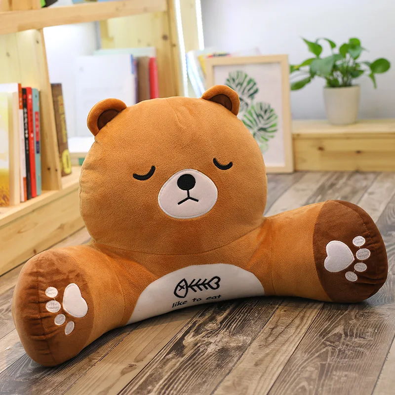 Поясничная Подушка Lanke с мультяшным животным подушка для поддержки спины дивана