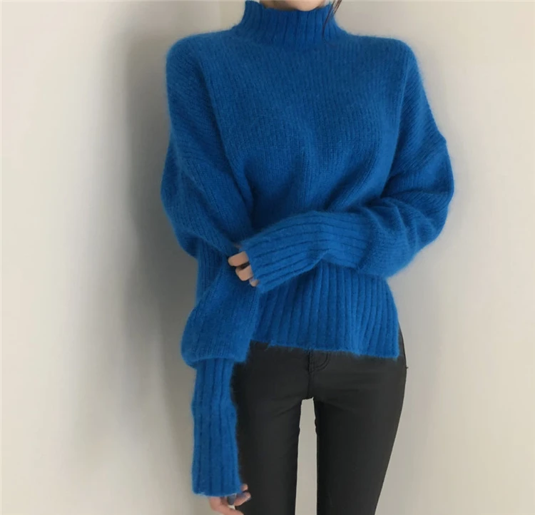 Neploe шикарный крест дизайн Pull Femme Hiver Водолазка пуловер фонарь длинный рукав сплошной свитер Сумасшедший стиль Вязаный Sueter 46718