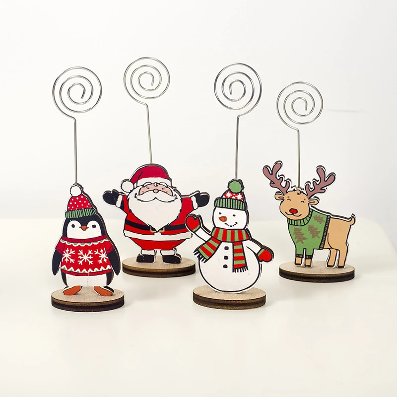 Cartoons Christmas 2022 2022 New Year Christmas Cartoon Note Holder / Photos / Business Cards  Christmas Gifts Christmas Decorations Home Furnishings|Figurines &  Miniatures| - Aliexpress