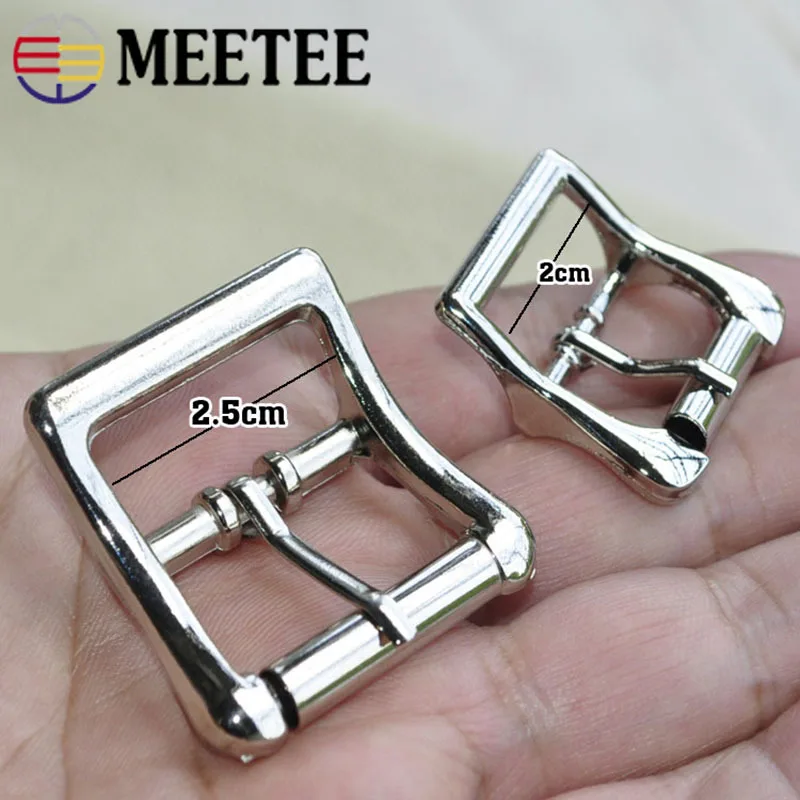 Meetee 2/5 шт 20/25 мм металлический ремень двухщелевая пряжка зажим крюк DIY обуви лямки Ролик Пряжка Изделия из кожи Аксессуары