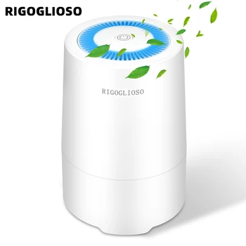 

RIGOGLIOSO Air Purifier for Home with True HEPA Filter Night Light Portable Purifiers for Dust Smokers Pollen Pet Dander 900S