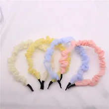 

2020 Spring And Summer New Large Intestine Ring Headband Candy Color Simple Small Fresh Hair Accessories