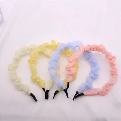 2020 Spring And Summer New Large Intestine Ring Headband Candy Color Simple Small Fresh Hair Accessories