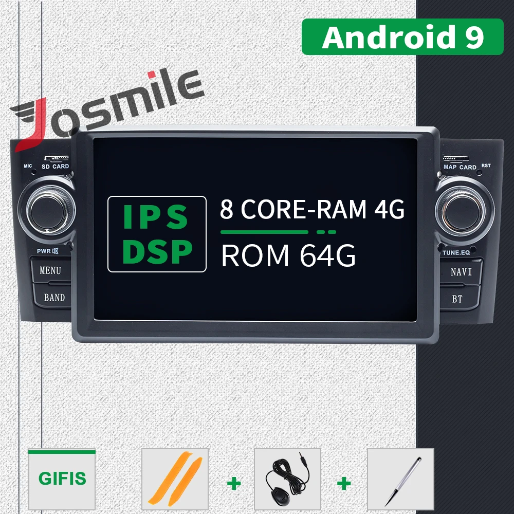 4G 64G DSP Android 9,0 автомобильный dvd-плеер для Fiat Grande Punto Linea 2007-2012 gps навигация Мультимедиа Радио экран