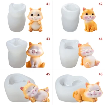 

Resin Crystal Epoxy Mold 3D Cat Cake Chocolate Silicone Mould Crafts Making Tool R3MC