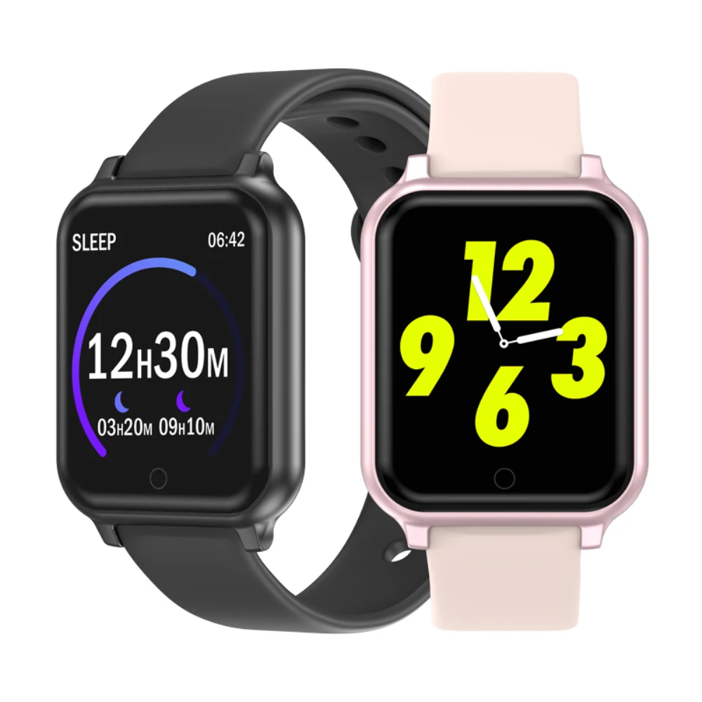 

New T70 Smart Bracelet Women Men IP67 Waterproof Bluetooth Heart Rate Blood Pressure Tracker Sports Smart Watch For Android IOS