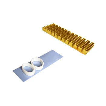 

Heat Sink Aluminum Cooler Easy Install Thickness Accessories Hard Drive SSD Ultra Thin Computer Thermal Conductive For NVME 2280
