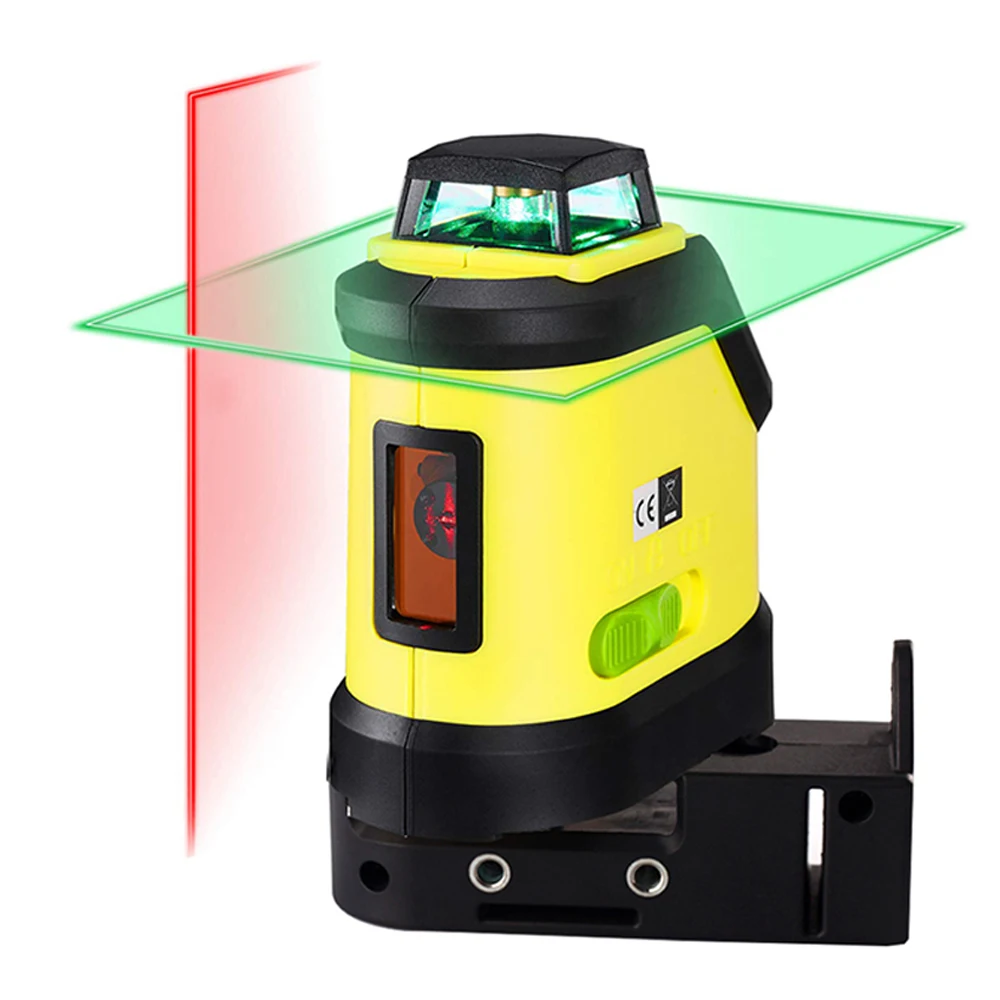 

F190M 5 Lines Laser Level 4H Red Line1V Green Line Self- Leveling Levels Outdoor Mode