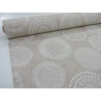 

PRINTED CANVAS Ref. TATOO BEIGE footage 2,45 MTS x width 2,80 m