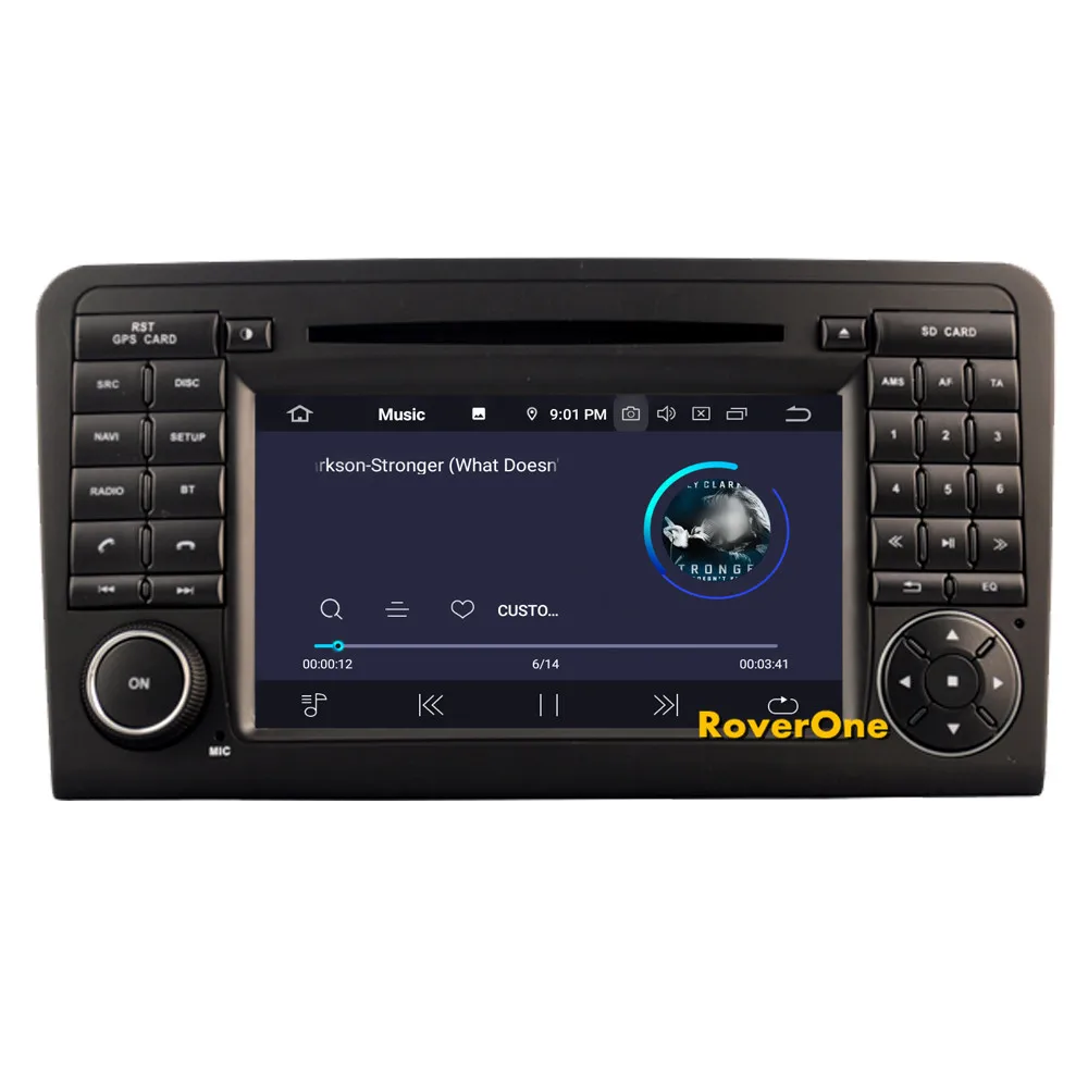 Flash Deal RoverOne Car Multimedia Player For Mercedes Benz W164 ML300 ML320 ML350 ML430 ML450 ML500 ML550 Android 9.0 DVD Radio Naviagtion 9