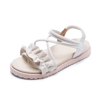 

2020 Women Slipper Casual Shoes Roman Sandals Fair Lady Style Sandals Flat Toe Sandalias De Mujer Verano