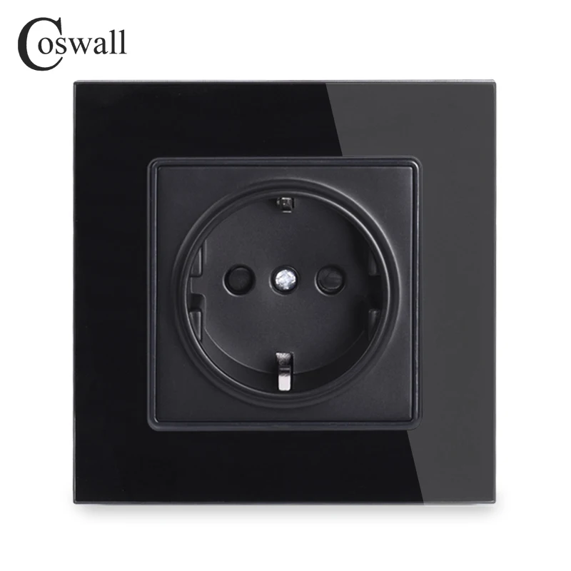 Розетка настенная с заземлением 16 А 86 х86 мм|eu socket plug|plug poweroutlet plug |