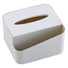 1 Pc Multifunction Tissue Box Plastic Remote Control Sundries Creative Desktop Holder Organizer Container