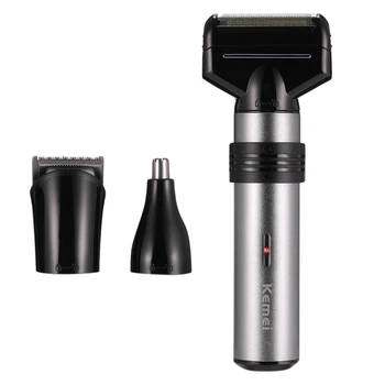

Kemei 3In1 Electric Hair Clipper Kit Reciprocating Razor Cordless Hair Trimmer Nose Grooming Hair Cutting Kit Eu Plug