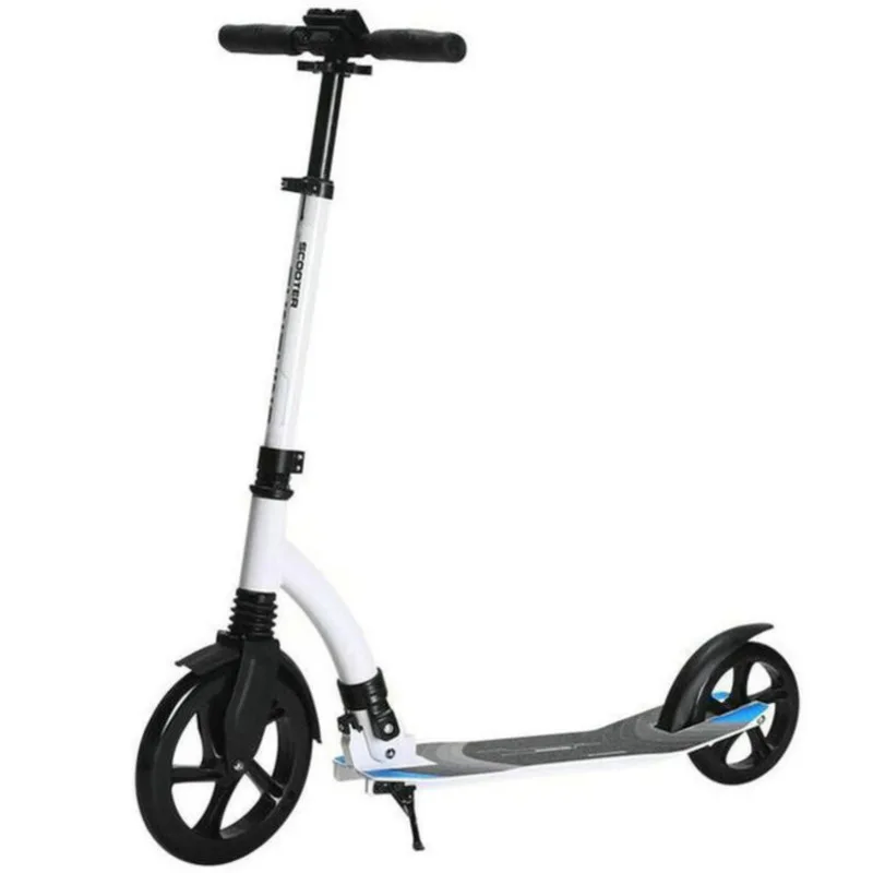 

Kick Scooter Adults Urban Foldable Portable Scooters Pu Wheel Double Buffer Lightweight Skateboard Stunt Fast motion Riding