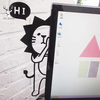 

Cartoon Panda Lion Acrylic Monitor Message Memo Board for Sticky Notes Transparent Name Card Plastic Holder Desktop Storage Rack