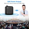 Portable Mini Sound-amplifying Music Playing Wired Microphone Headset Waistband 2000mAh Battery 12W Voice Amplifier 5