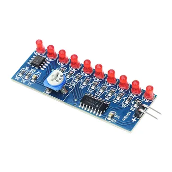 

DIY Electronic Circuits NE555 + CD4017 LED Chaser Devreler Water Flowing Light LED Module Driver Water Powered NE555 Fast Cycle