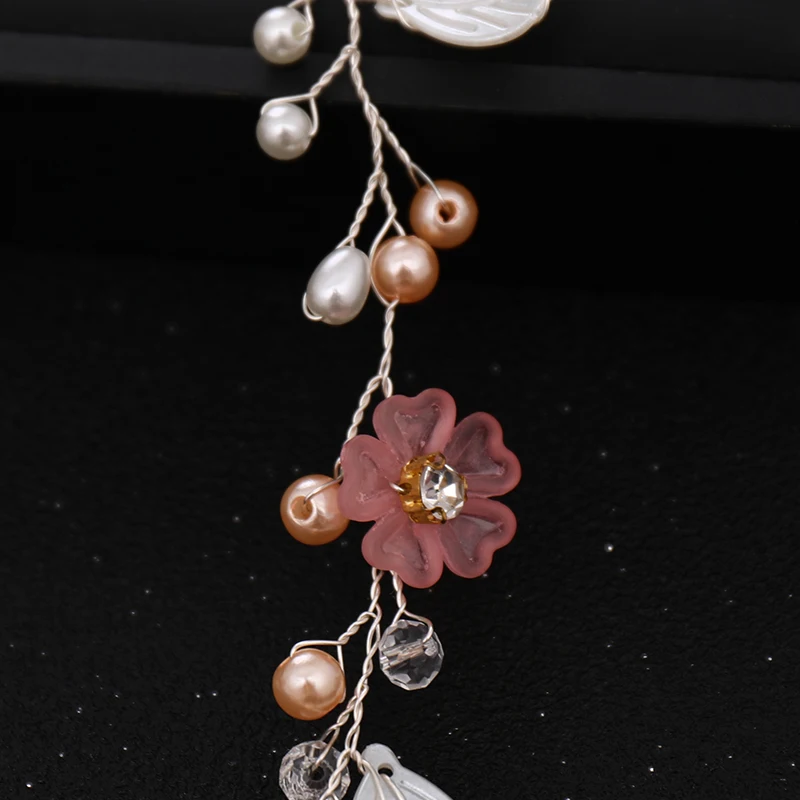Jewelry Set Hair Accessory Bridal Headwear Pearl Hairpins New Wedding Hair Accessories Bride Pearl Head Band Gold Head Band Bride Flower Hair Accessories Princess Handmade Gift