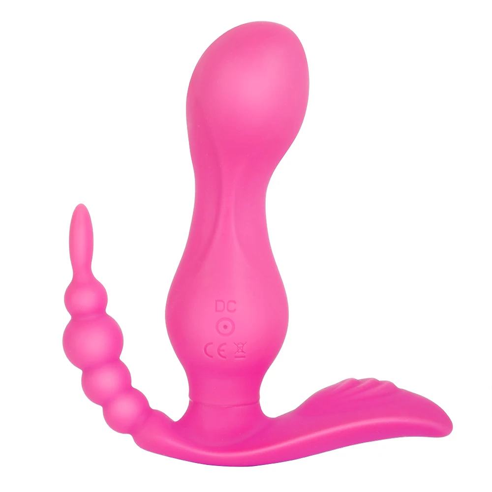 Culotte vibrante télécommandée sans fil, vibromasseur portable, sextoy pour femmes, plug anal pour point G_voghion.com