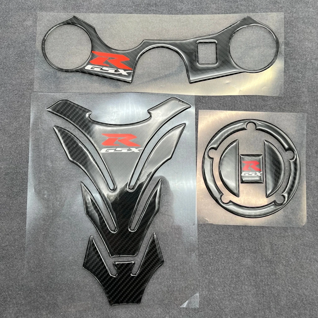 Motorcyle Fuel Tank Pad Gas Cap Sticker Upper Triple Tree York Clamp Decal For Suzuki k7 GSXR 1000 2007 2008 GSXR1000 07 08 |