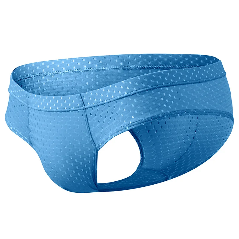 IYUNYI Мужское нижнее белье трусы Летнее шелковое сексуальное прозрачное Сетчатое