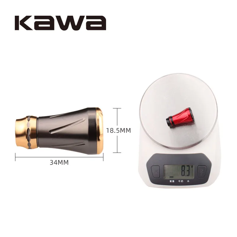 kawa 1pc Fishing Reel Handle Knob Aluminum Alloy Include Bearing 7*4*2.5mm Suit D/S Fishing Reel DIY Rocker Accessory Power Knob
